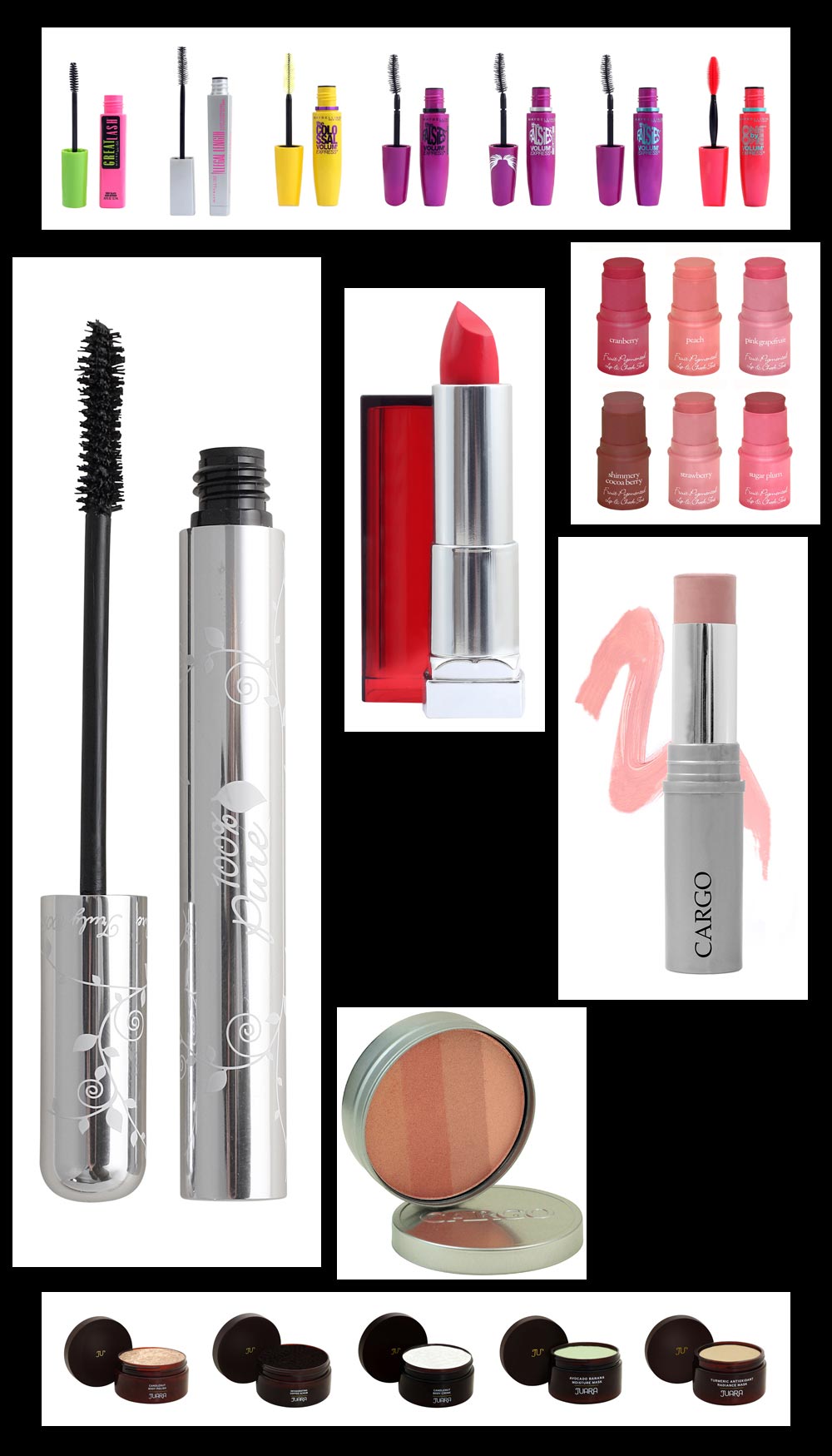 Cosmetics Product Photography - Mascara, Lip Sticks, Clushes, Cremes