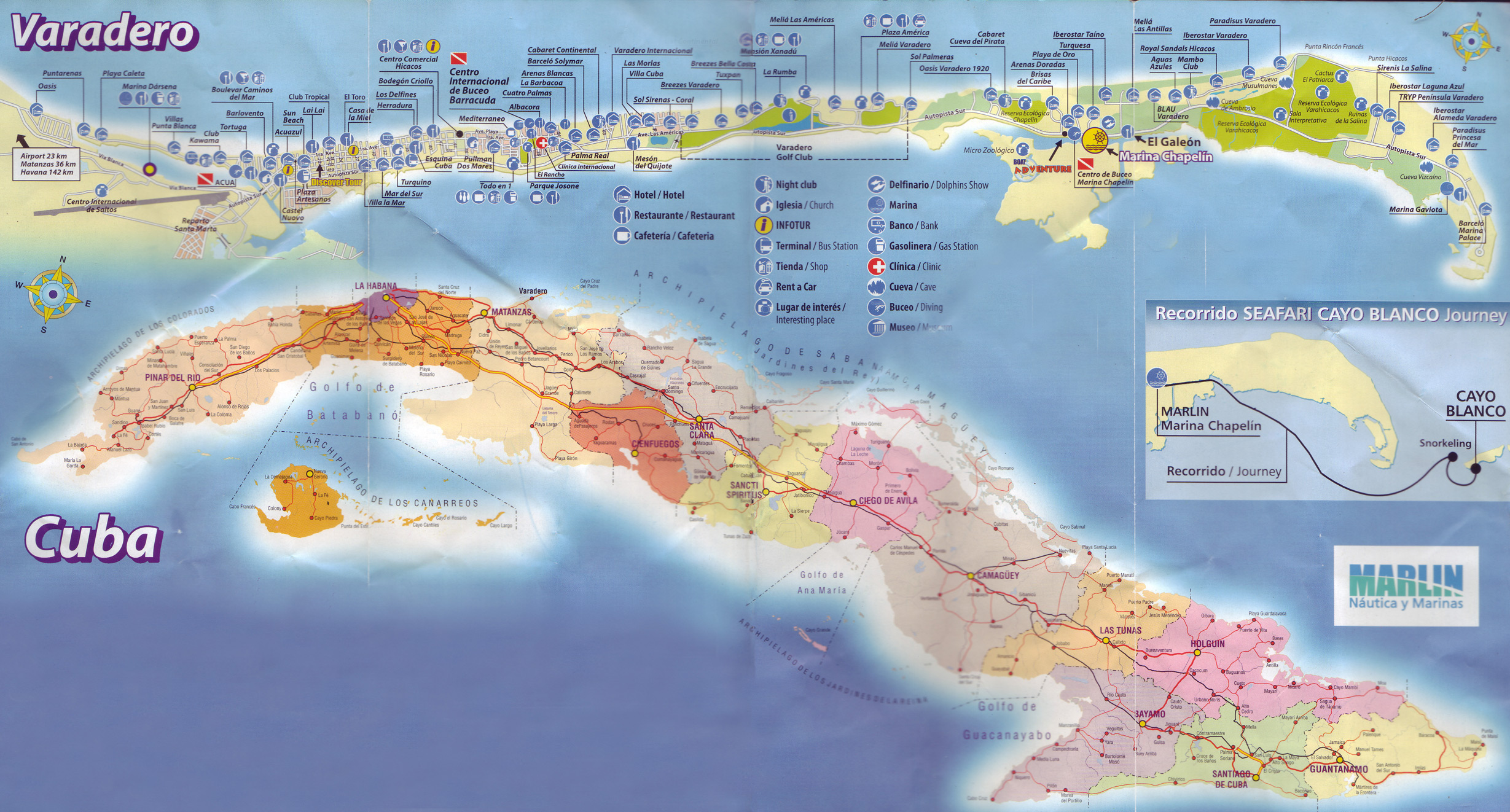 Mapa De Varadero Cuba