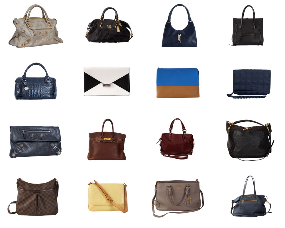 Product Photos of Designer Purses and Bags