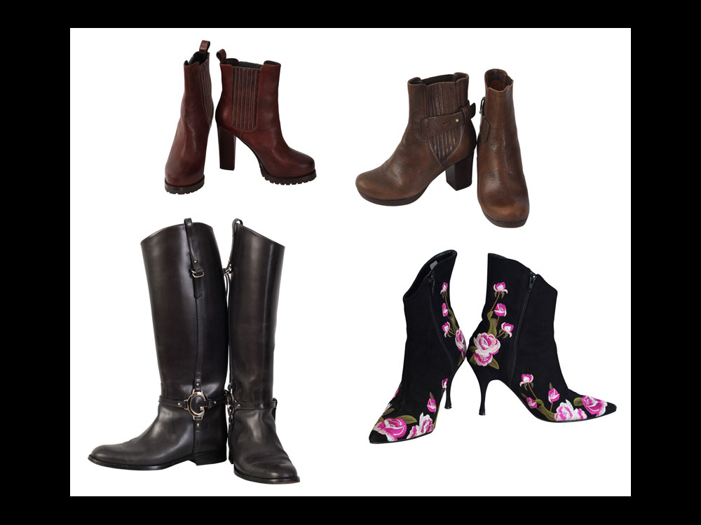 Product Photography of Designer Boots