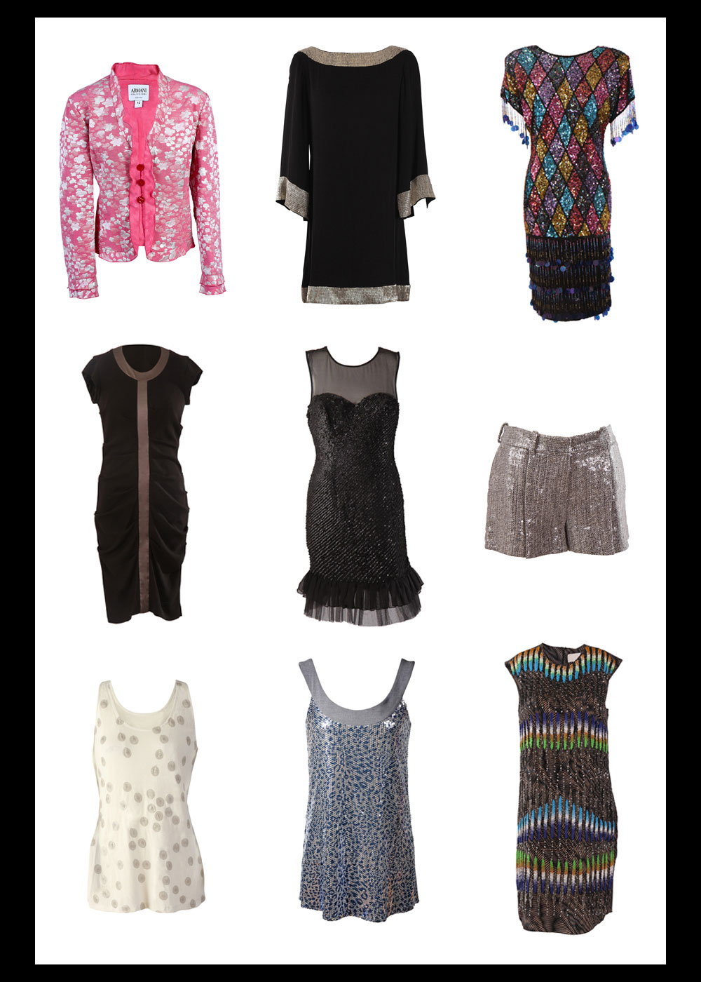 Product ECommerce Photography of Beaded and Sequin Garments
