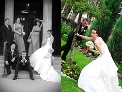 Toronto Wedding Photography - Couple collage posing