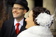 Toronto Wedding Photography - Bride and Groom natural smiles