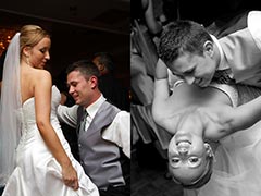 Toronto Wedding Photography - Bride and Groom dancing