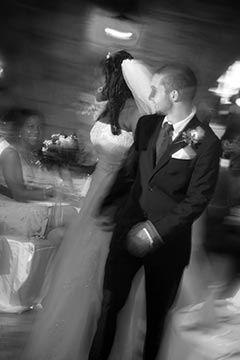 Toronto Wedding Photography - Black and white motion